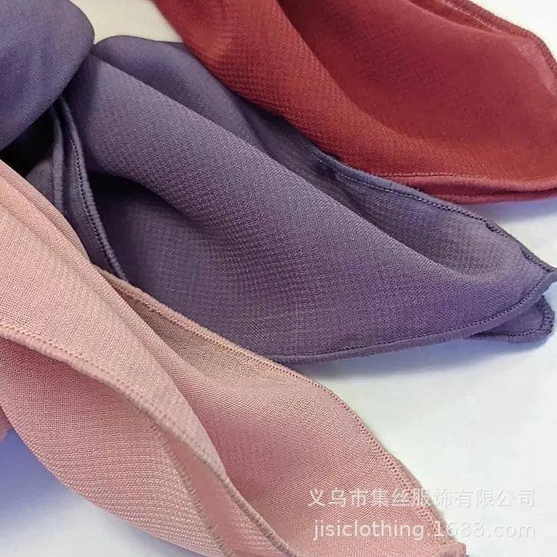 Écharpe hijab en mousseline de soie composite - Classics (MH021)