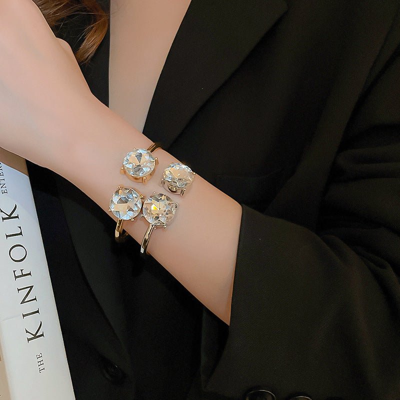 Bracelets Brillants Luxueux et Minimalistes de Haute Qualité - Bracelets Simples au Ton Froid et à l'Allure Sophistiquée (MAC242)