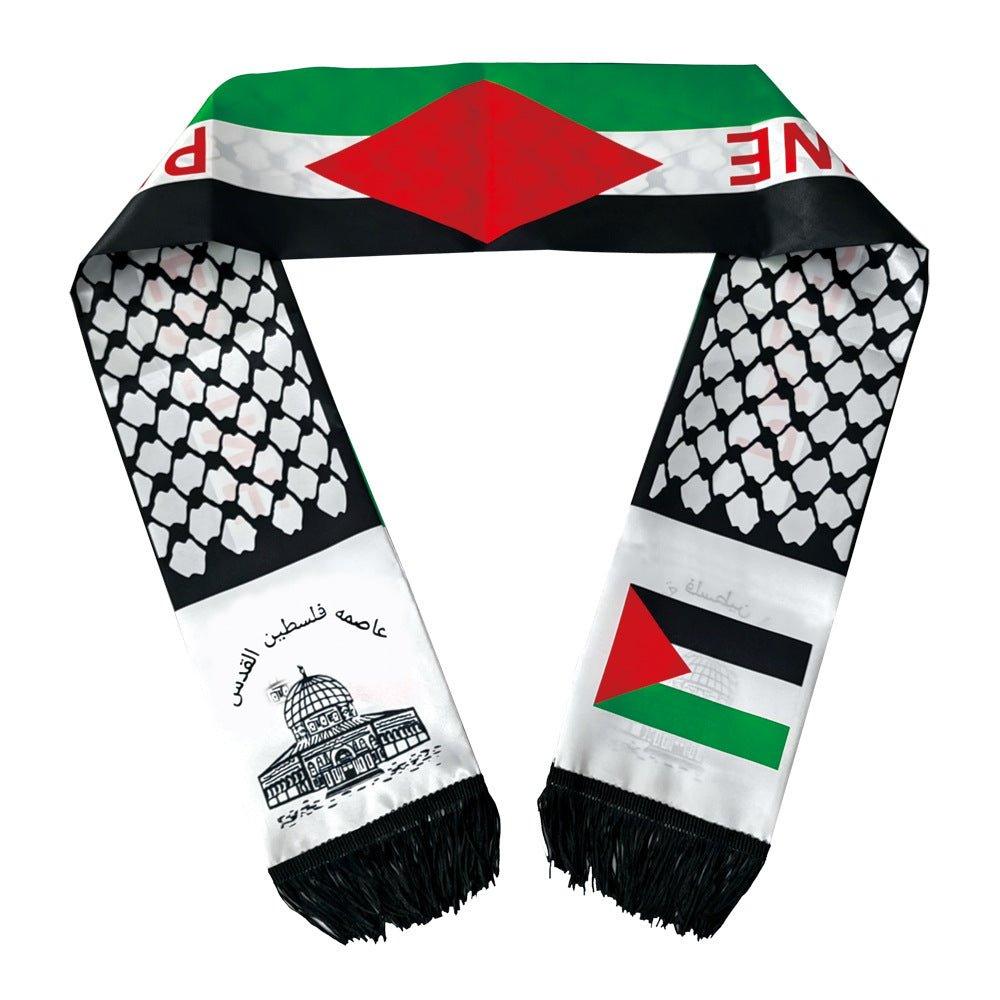 Écharpe keffieh drapeau Palestine (MAC079)