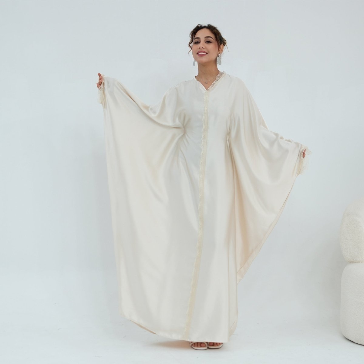Abaya Papillon à Manches Chauve-Souris (MA442)