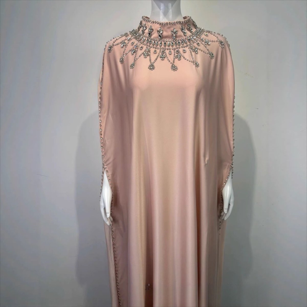 Kaftan Cape Crystal Embellished (MA418)
