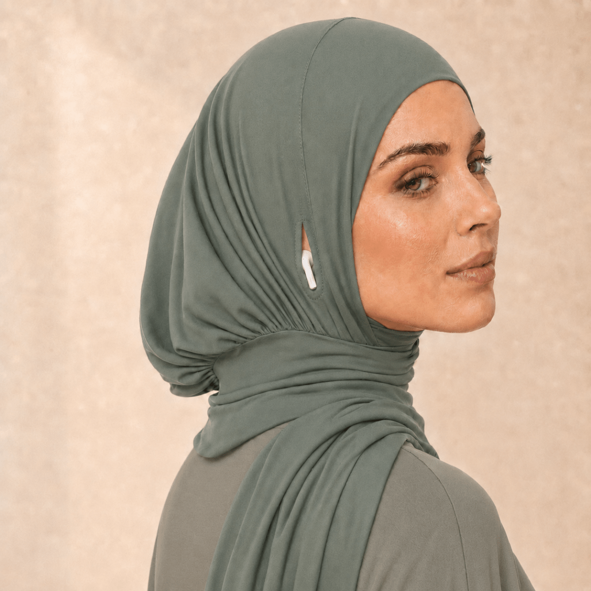 Instant Hijab | Fermeture Aimantée, Compatible Écouteurs, Coton Modal (MH225)