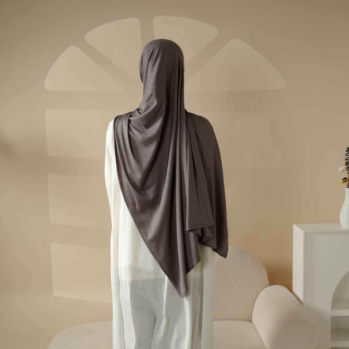 Hijab en Jersey Doux Froissé | Hijab Froissé (MH001)