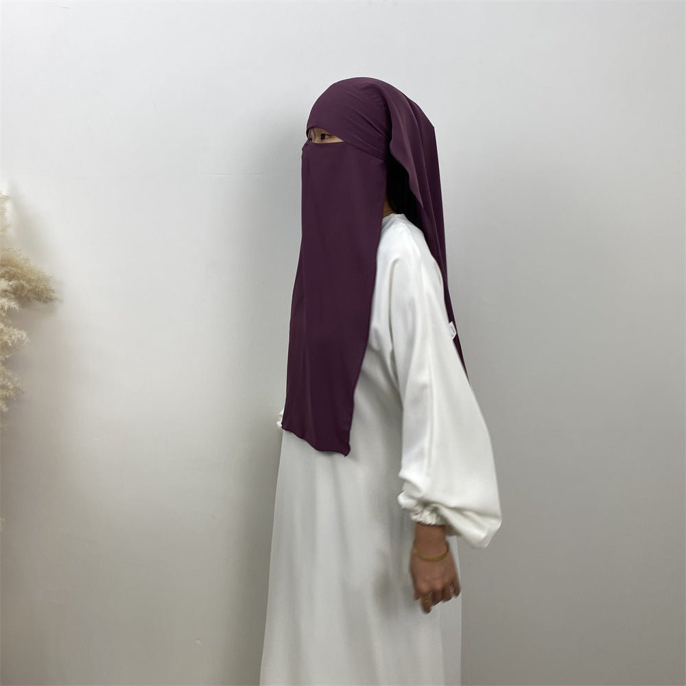 Nida Niqab : Un niqab tendance et polyvalent pour les musulmanes pudiques (MH085)
