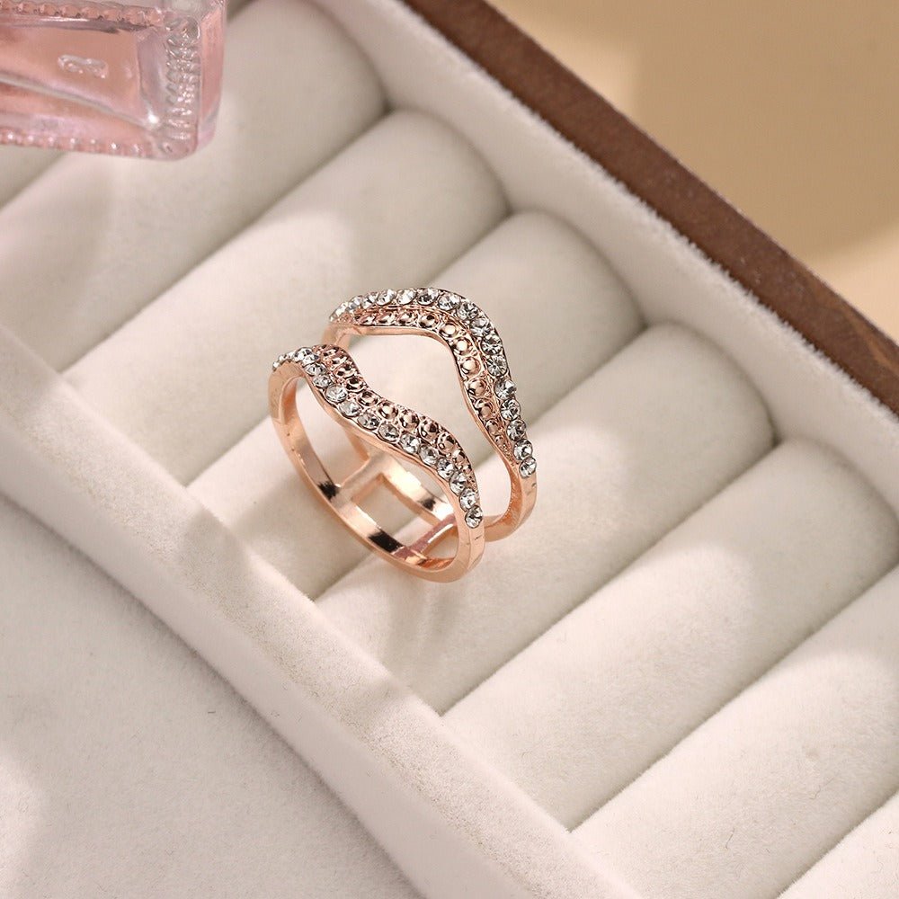 Bague Foulard Forme Lèvre Clip (MAC445)