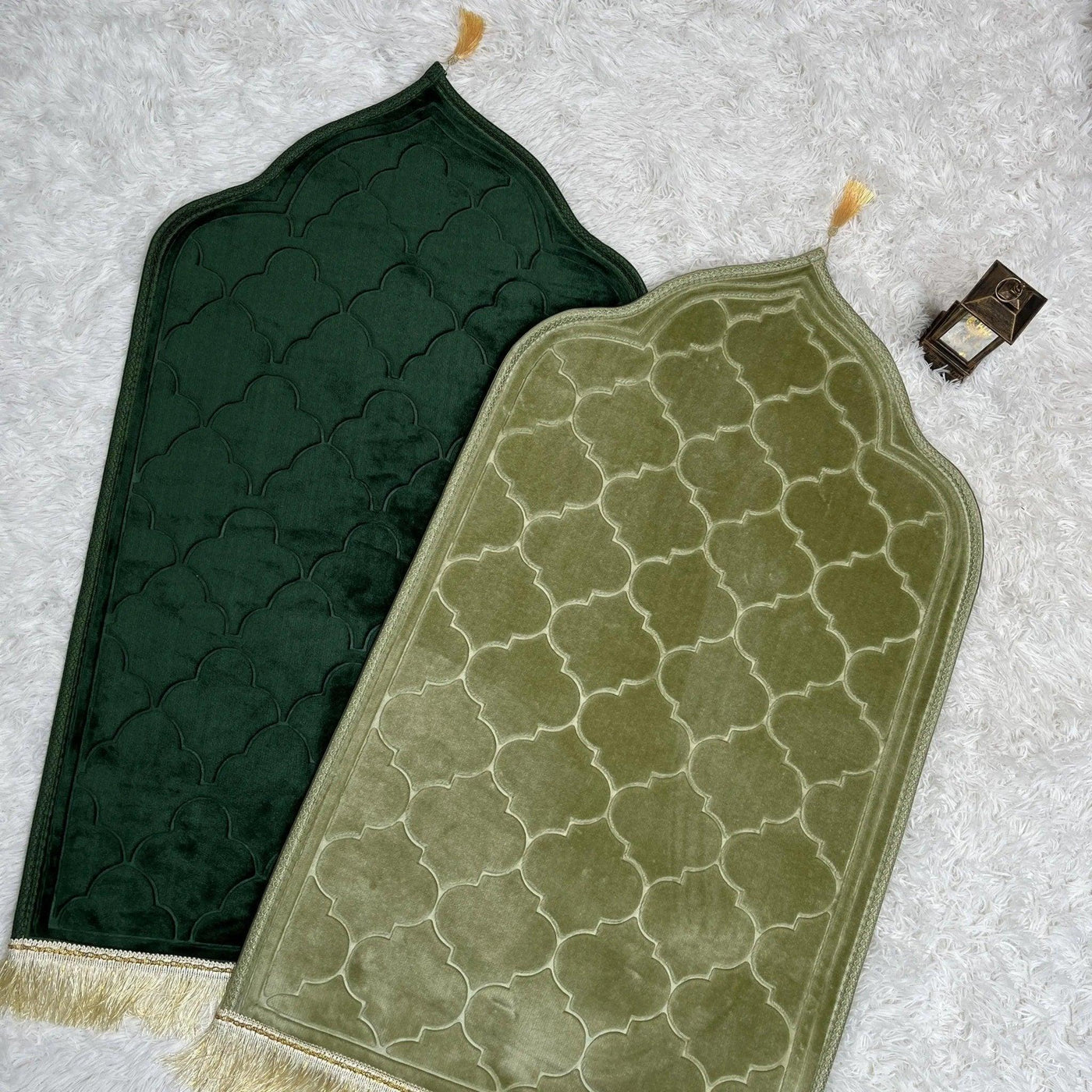 Tapis de prière MC010 en flanelle douce