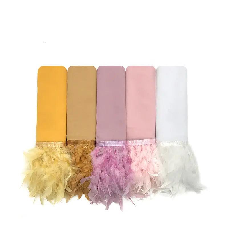 Foulards en Mousseline Foulard Plume Hijab (MH039)