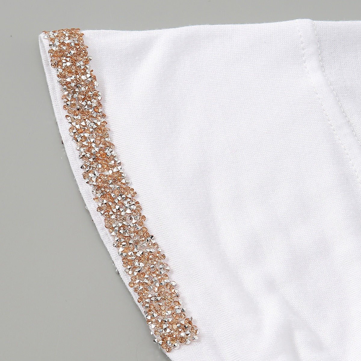 Bonnet Hijab de Luxe en Coton Mercerisé, Orné de Cristaux, Réglable avec Lacet Élastique, Design Respirant (MH115)