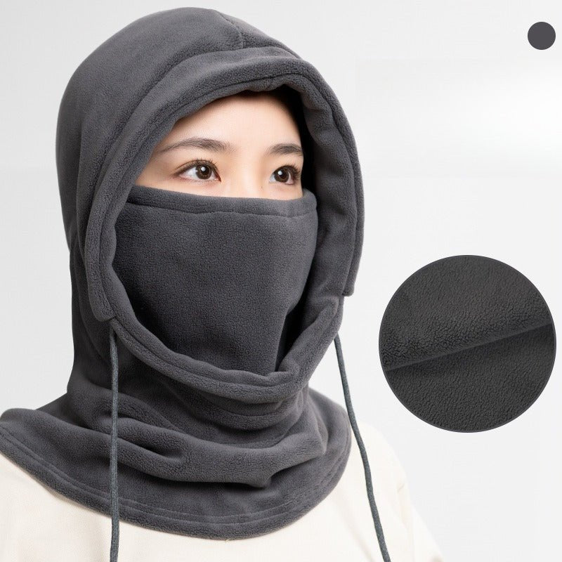 Cagoule Polaire Masque de Protection Visage | Tour de Cou Coupe-Vent pour Sports d'Extérieur (MAC307)