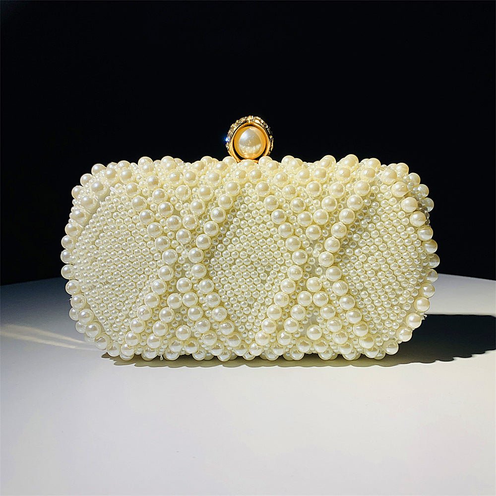 Sac à Main de Soirée Élégance en Perles Brodées à la Main (MAC286)