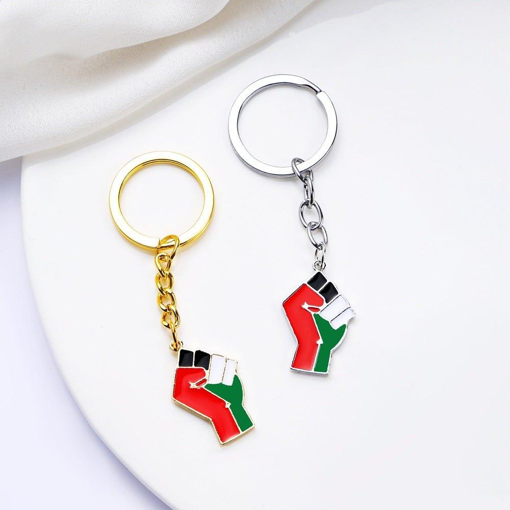 MAC106 Pendentif en métal Keffiyeh Free Pakistan