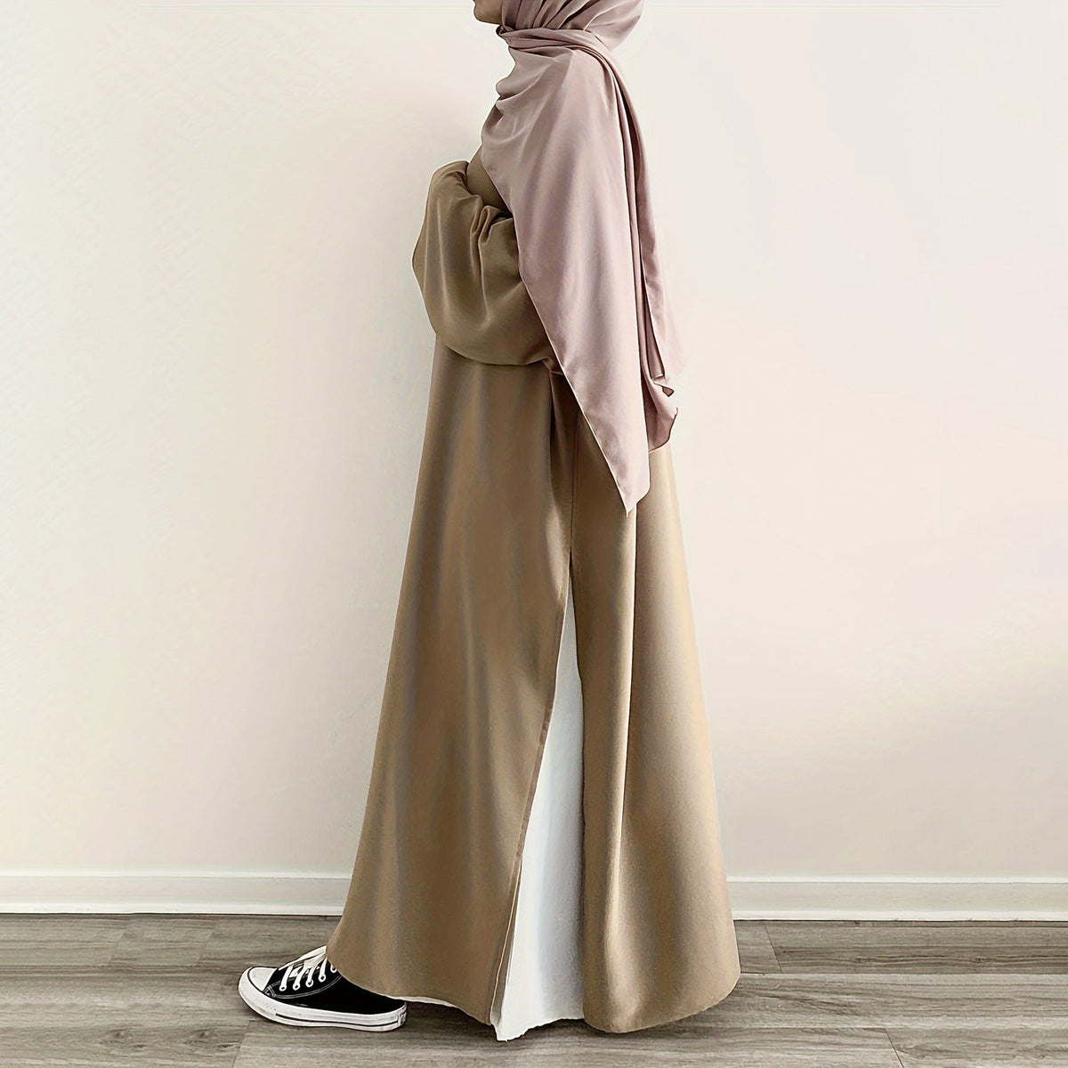 Abaya Fendue Fashion Décontractée (UKMA063)