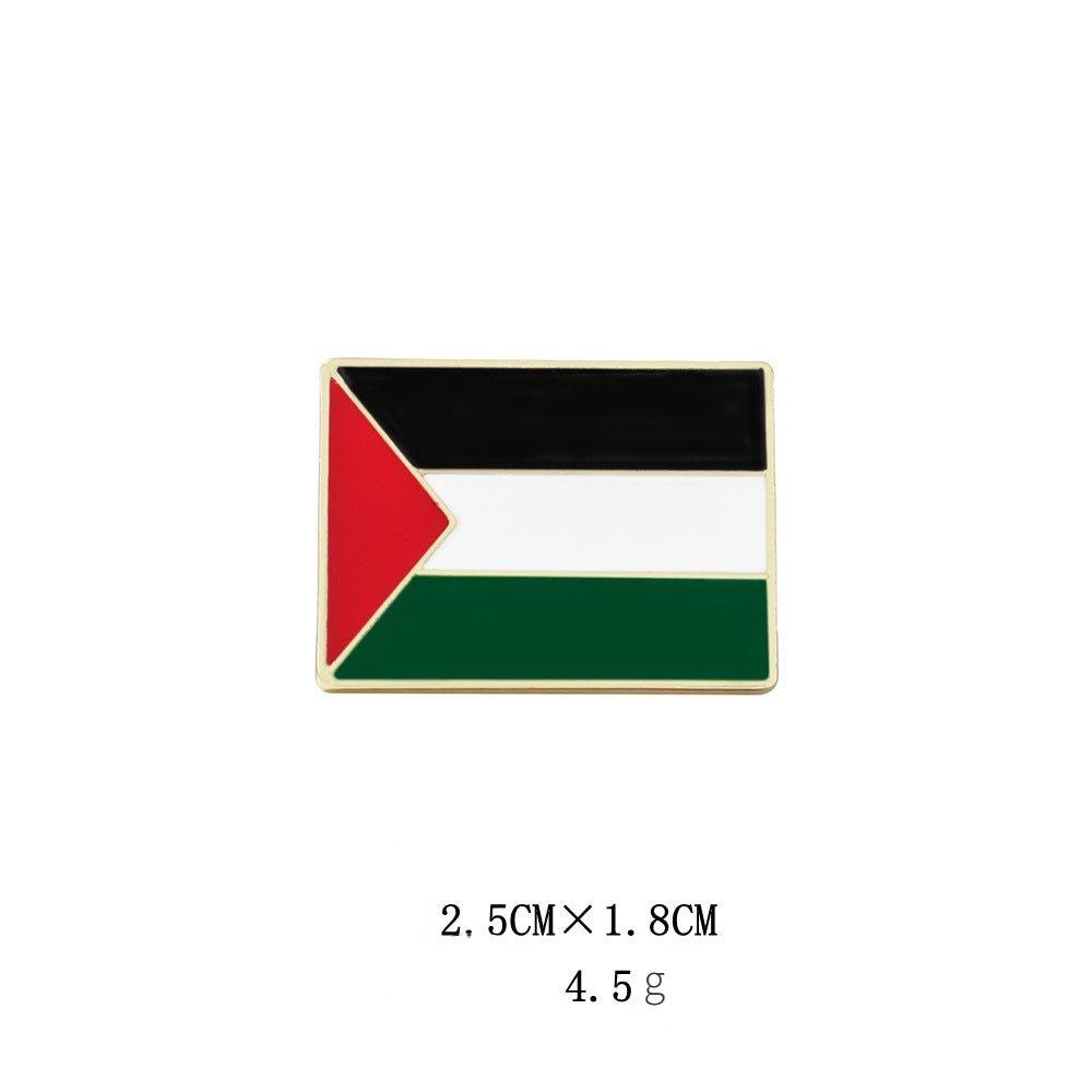 Épingle keffiyeh drapeau Free Palestine MAC105