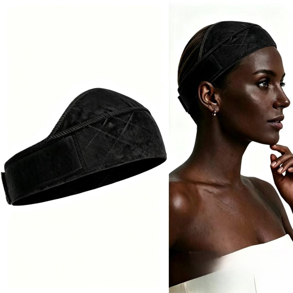 Bandeau antidérapant matelassé pour hijab (MAC433)