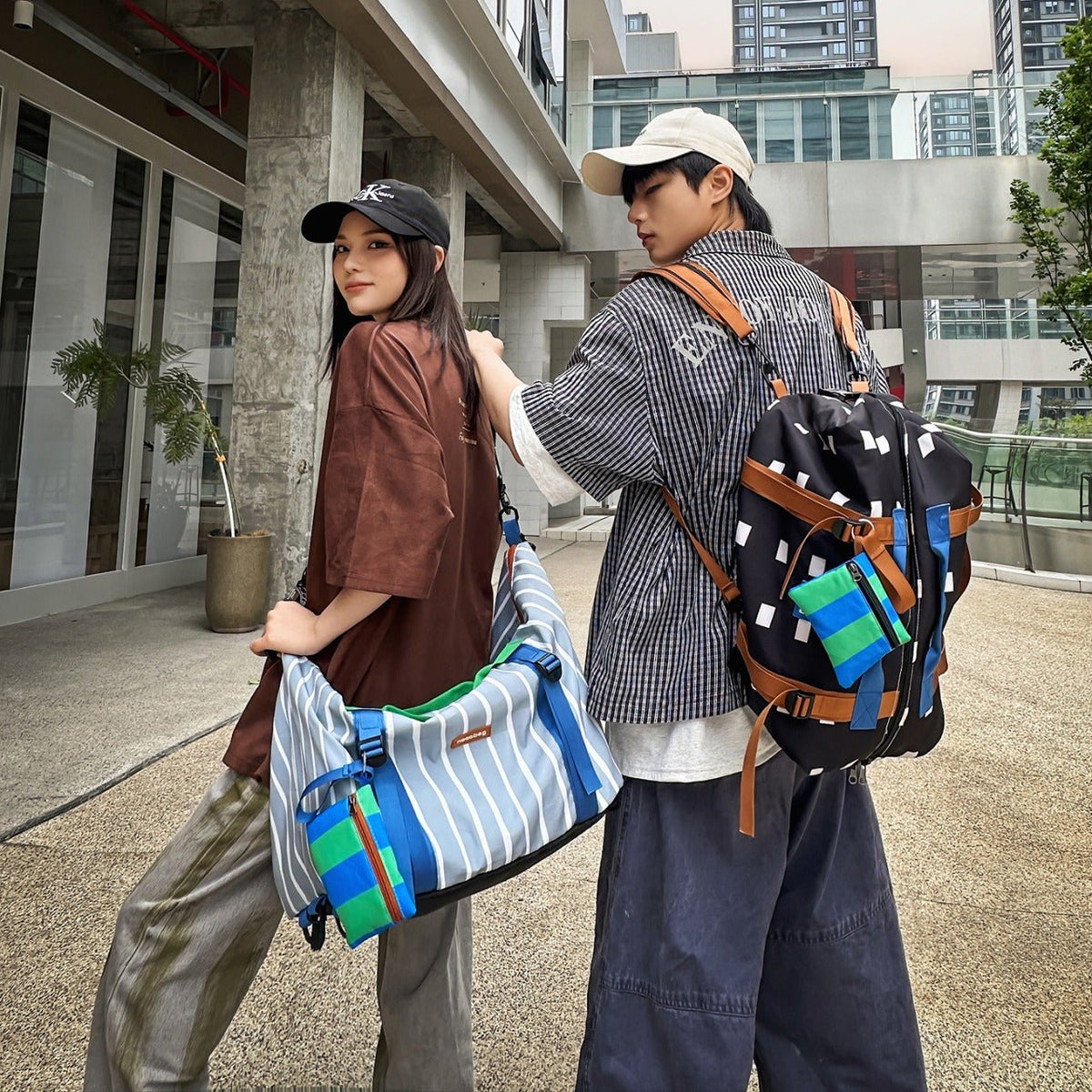 Sac à dos de voyage pliable 3-en-1 (MAC456)