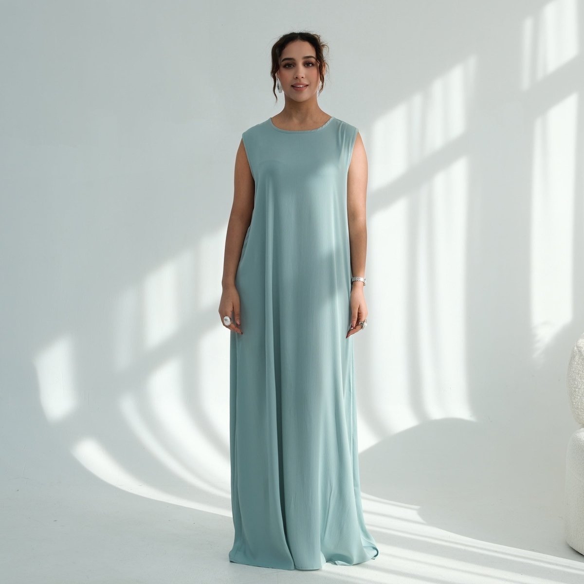Robe Maxi sans Manches (MA399)