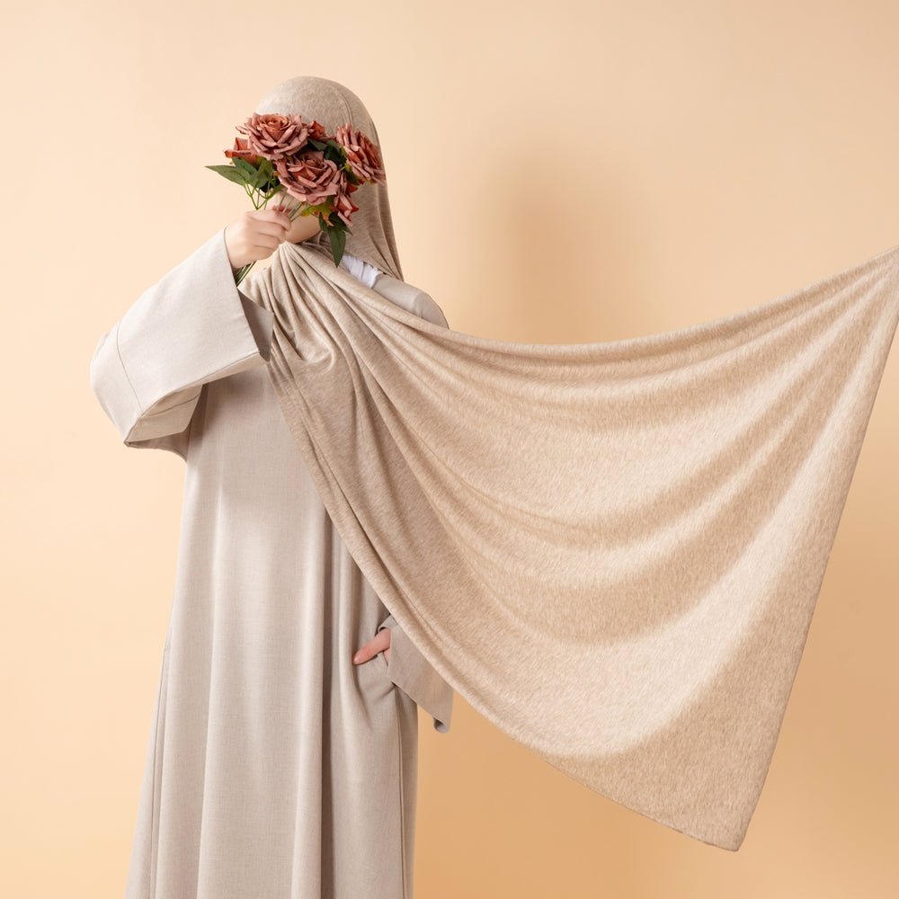 Hijab en jersey mélangé laine Cloud Soft (MH197)