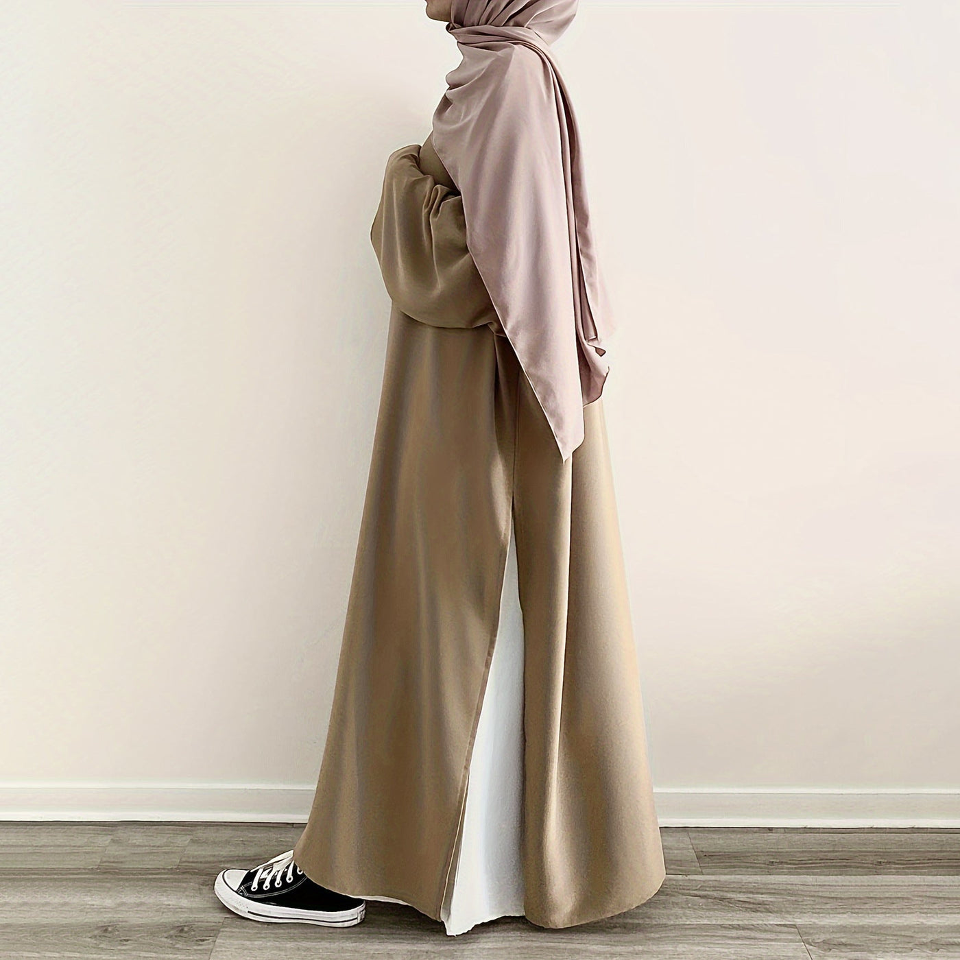 Abaya Fashion Décontractée avec Fente (MA063)