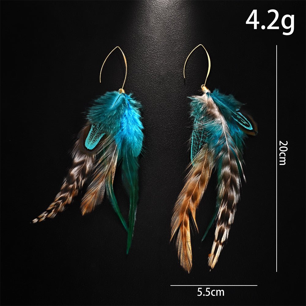 Boucles d'oreilles bohèmes Festival (MAC468)