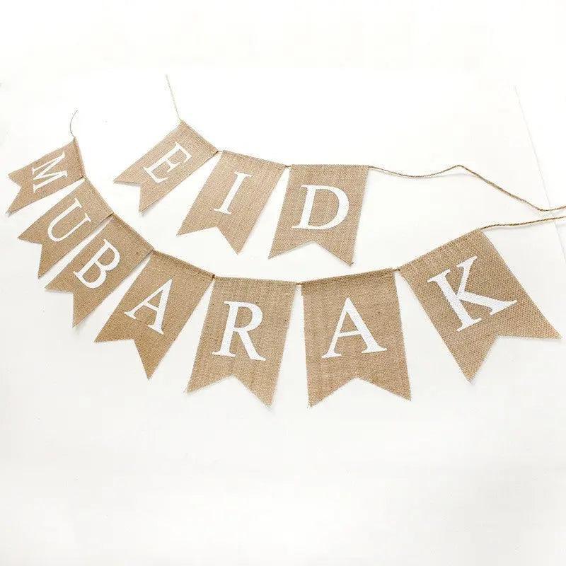 MR026 Banderole décorative EID MUBARAK pour fête