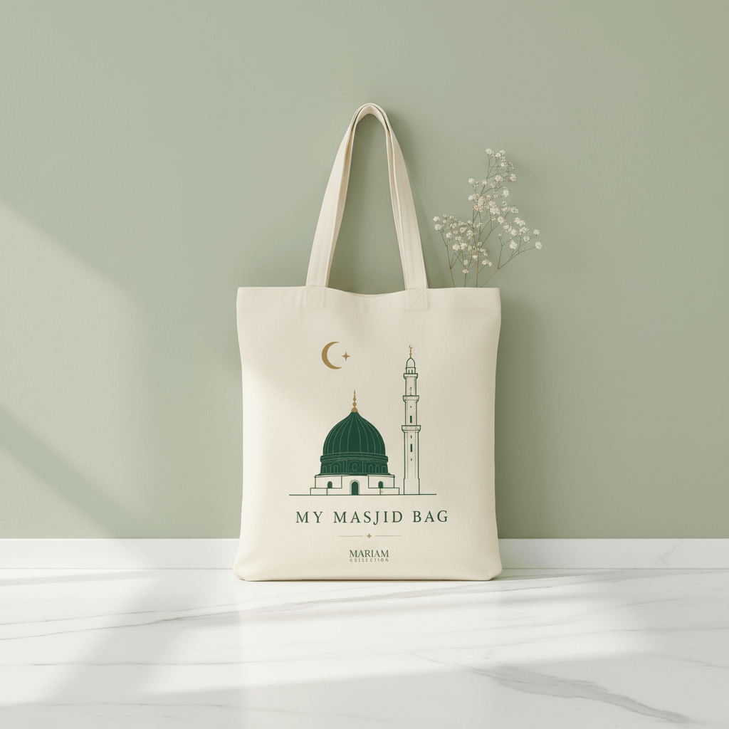 Mon Masjid Canvas Tote Bag (MAC435)