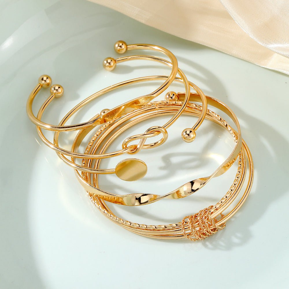 Bracelet ouvert rétro simple et polyvalent (MAC202)