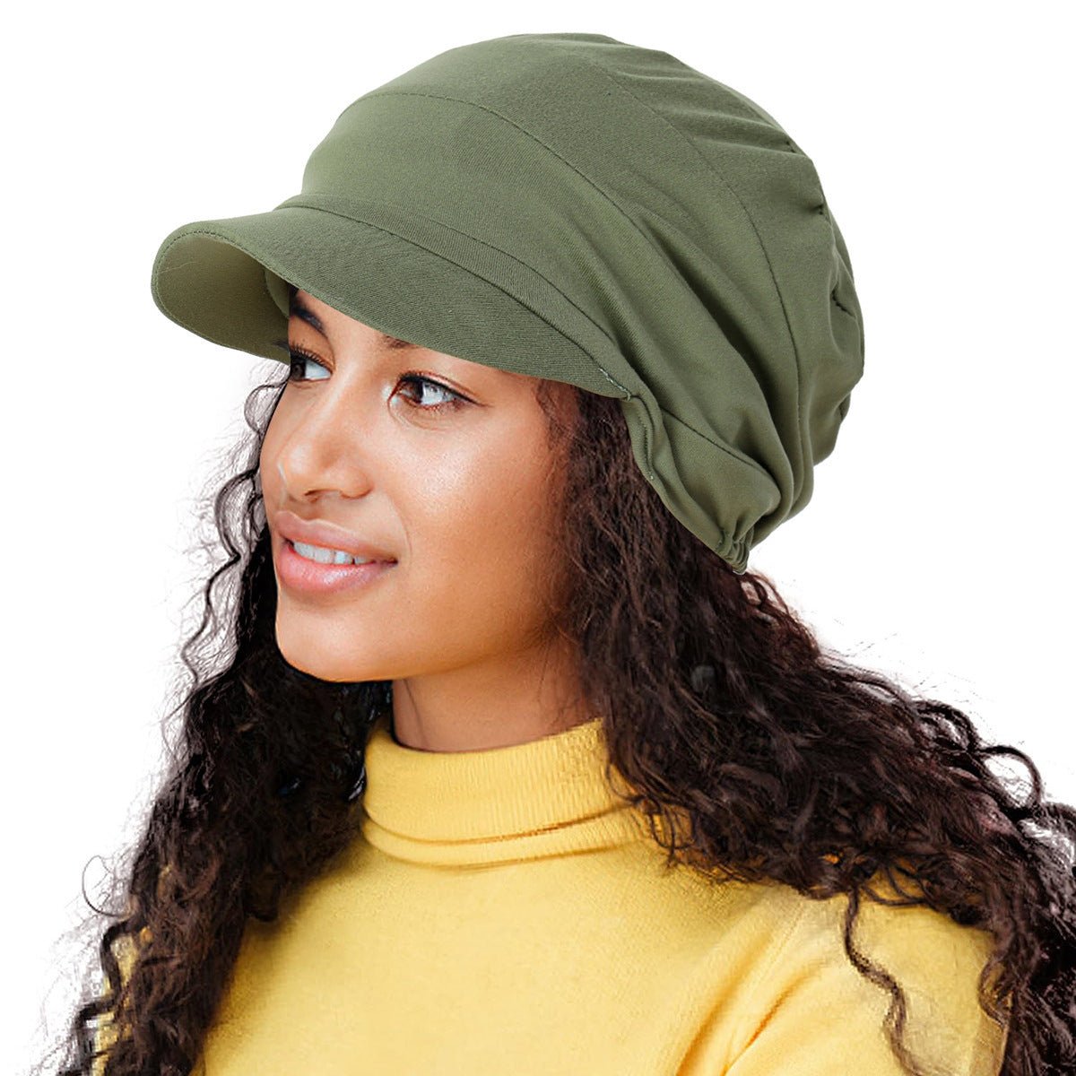 Hijab polyvalent, chapeau à bordure (MH108)