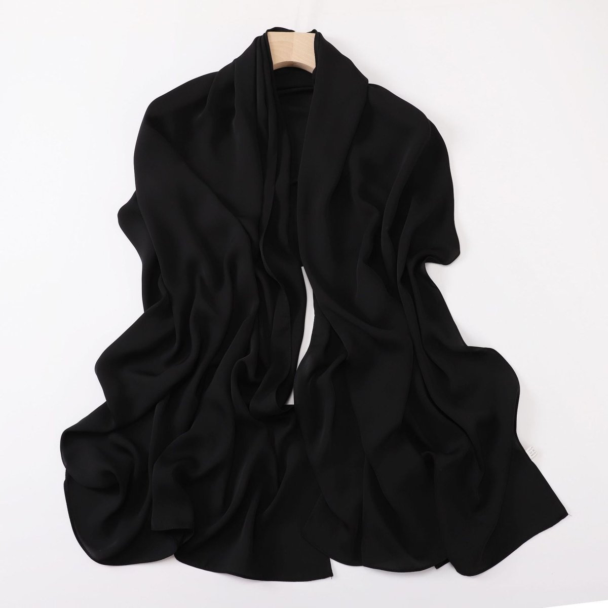 Hijab Long Anti-Froissement Effet Soie (MH154)