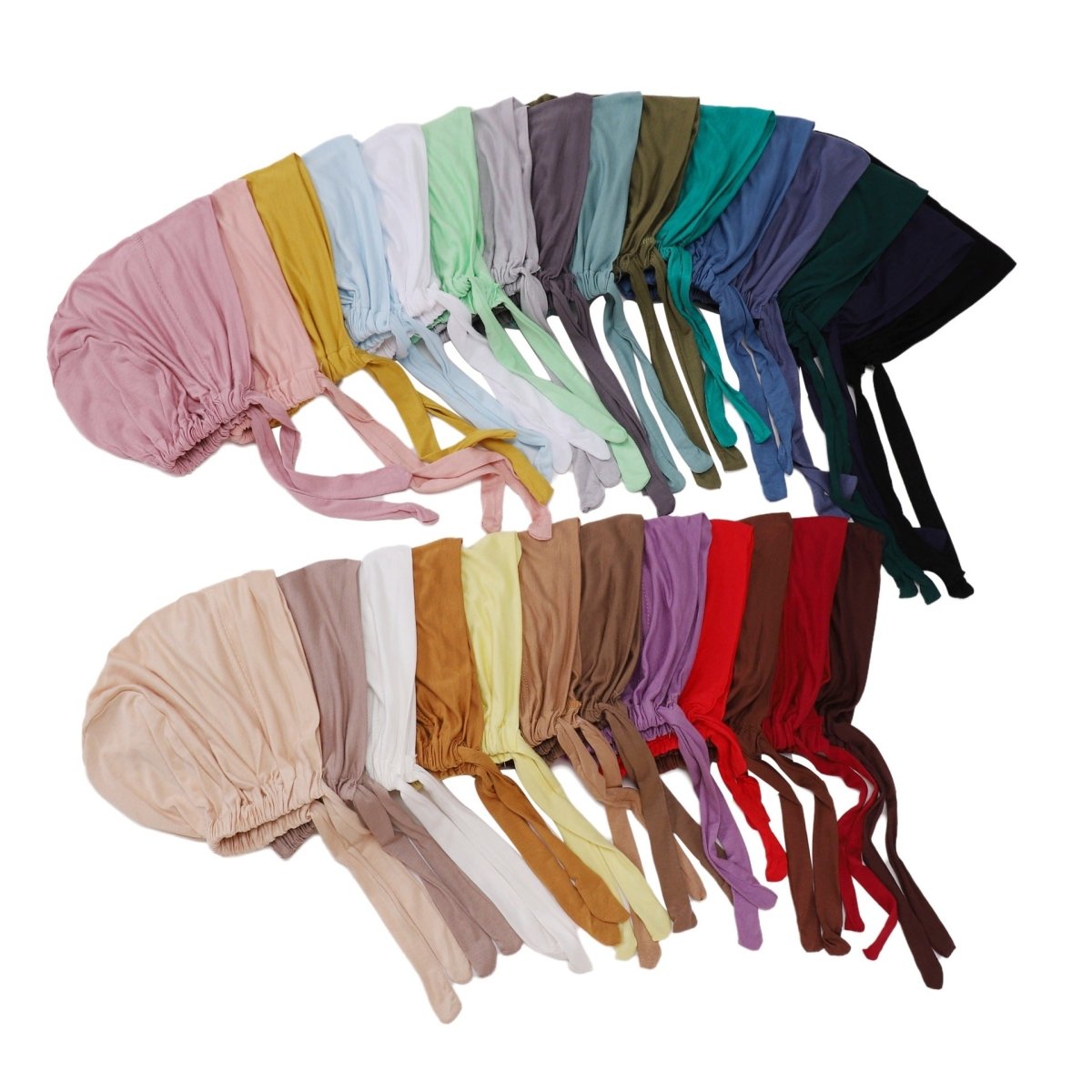 Bonnet Sous-Hijab en Coton Ajustable - Bandeau Respirant Anti-Glisse pour Hijab (MH125)