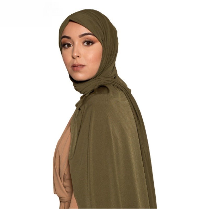 Hijab minimaliste polyvalent uni (MH190)