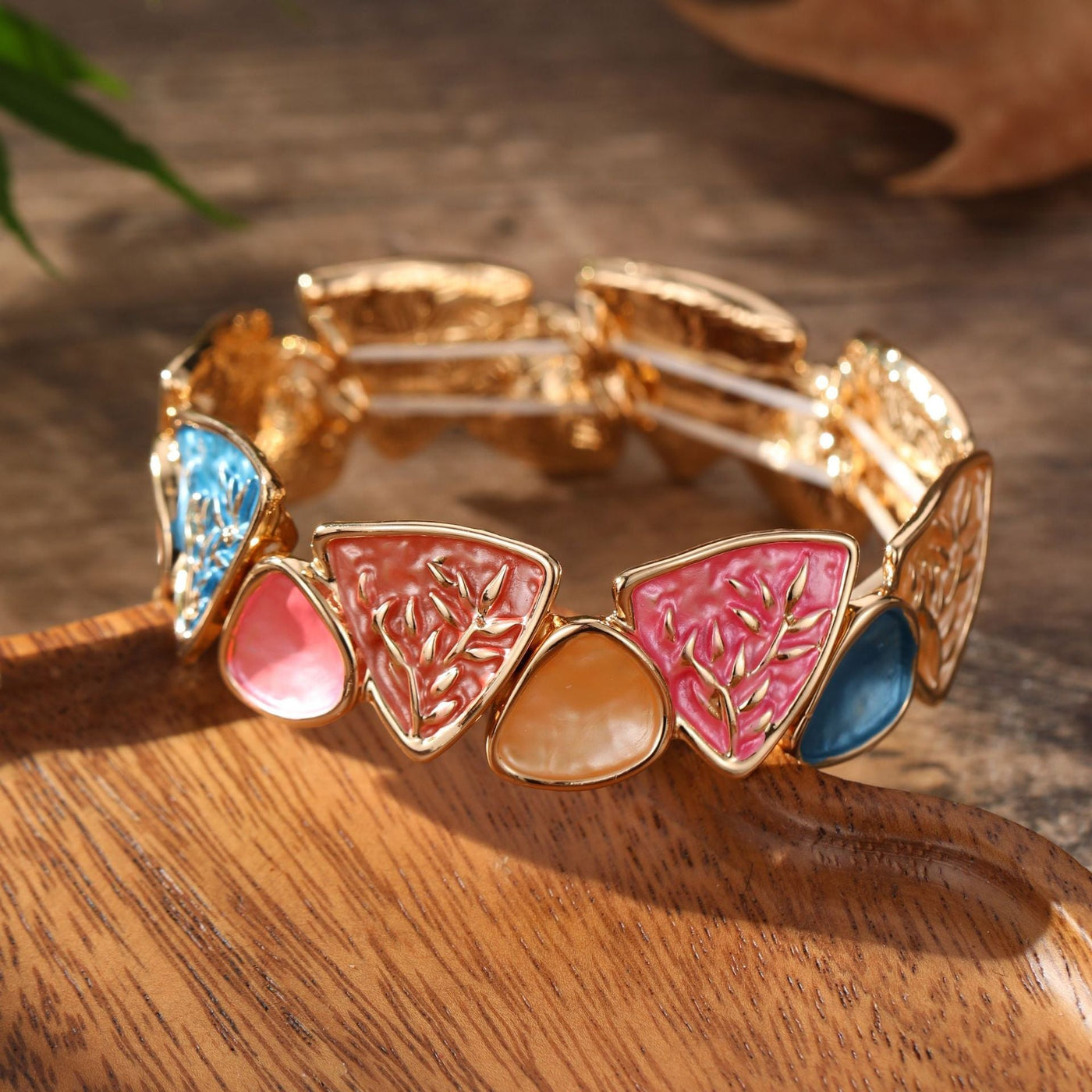 Bracelet Extensible Triangle Géométrique (MAC438)