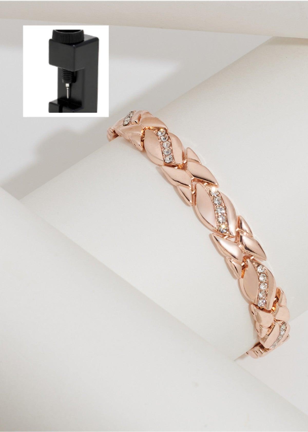 Bracelet magnétique créatif MAC083 Leaf brossé