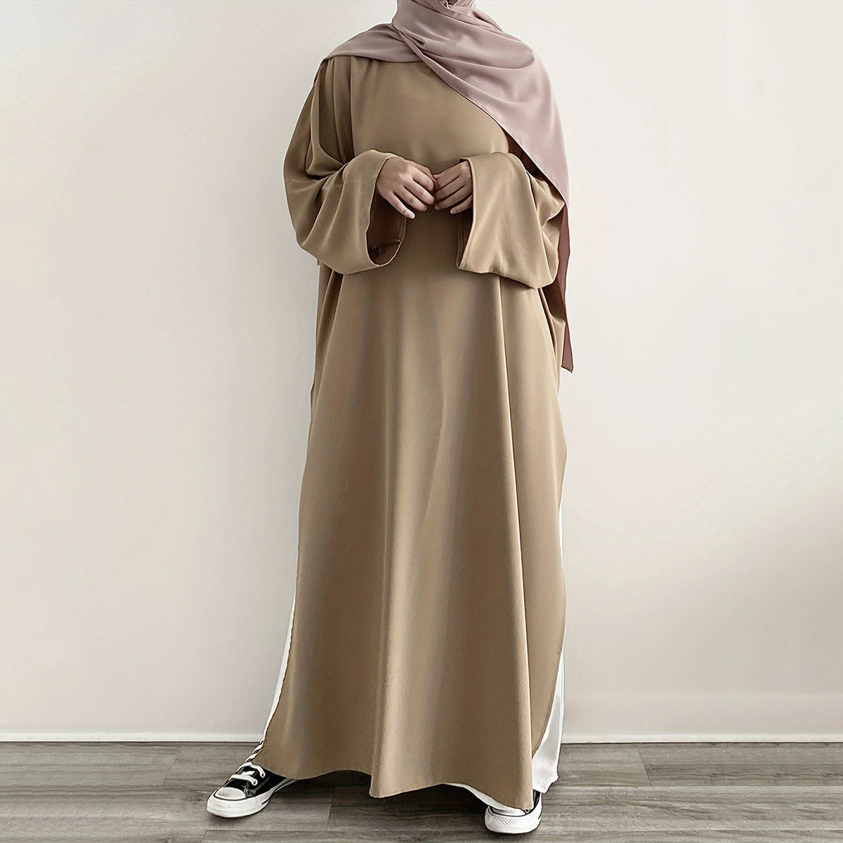 Abaya Fendue Fashion Décontractée (UKMA063)