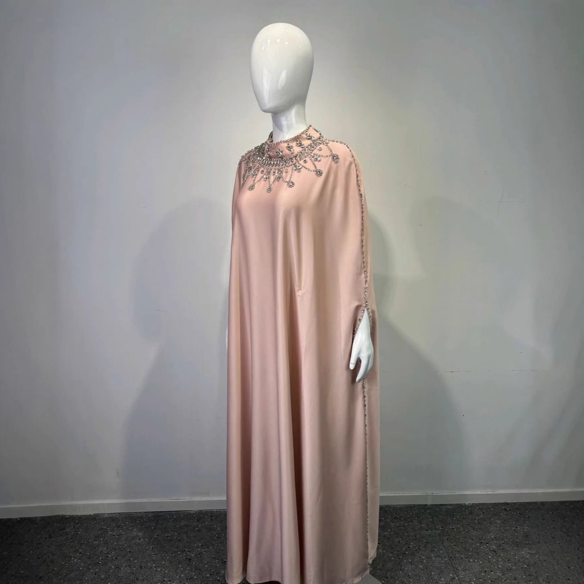 Kaftan Cape Crystal Embellished (MA418)