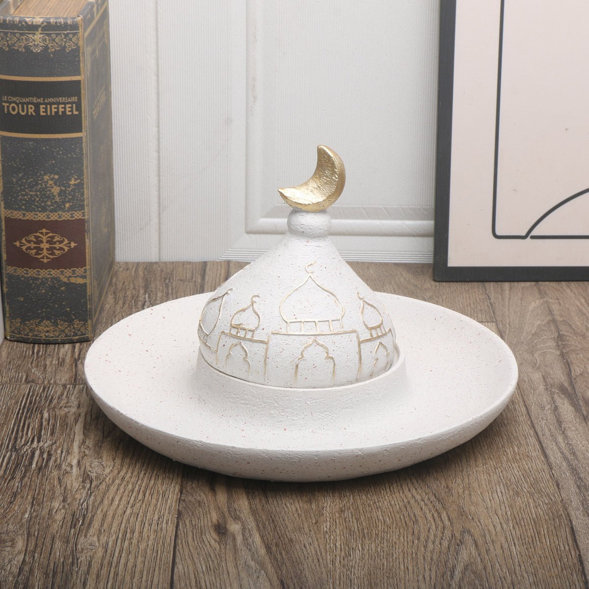 Ornement décoratif en résine Mosquée islamique (MAC396)