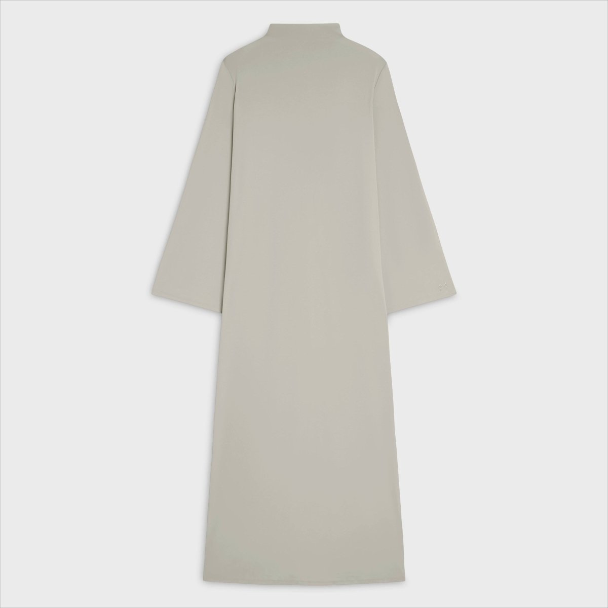 Robe Maxi Pull-over Élégante à Demi-Col Roulé | Robe Unie Coupe Ample avec Poches Cachées (MA313)