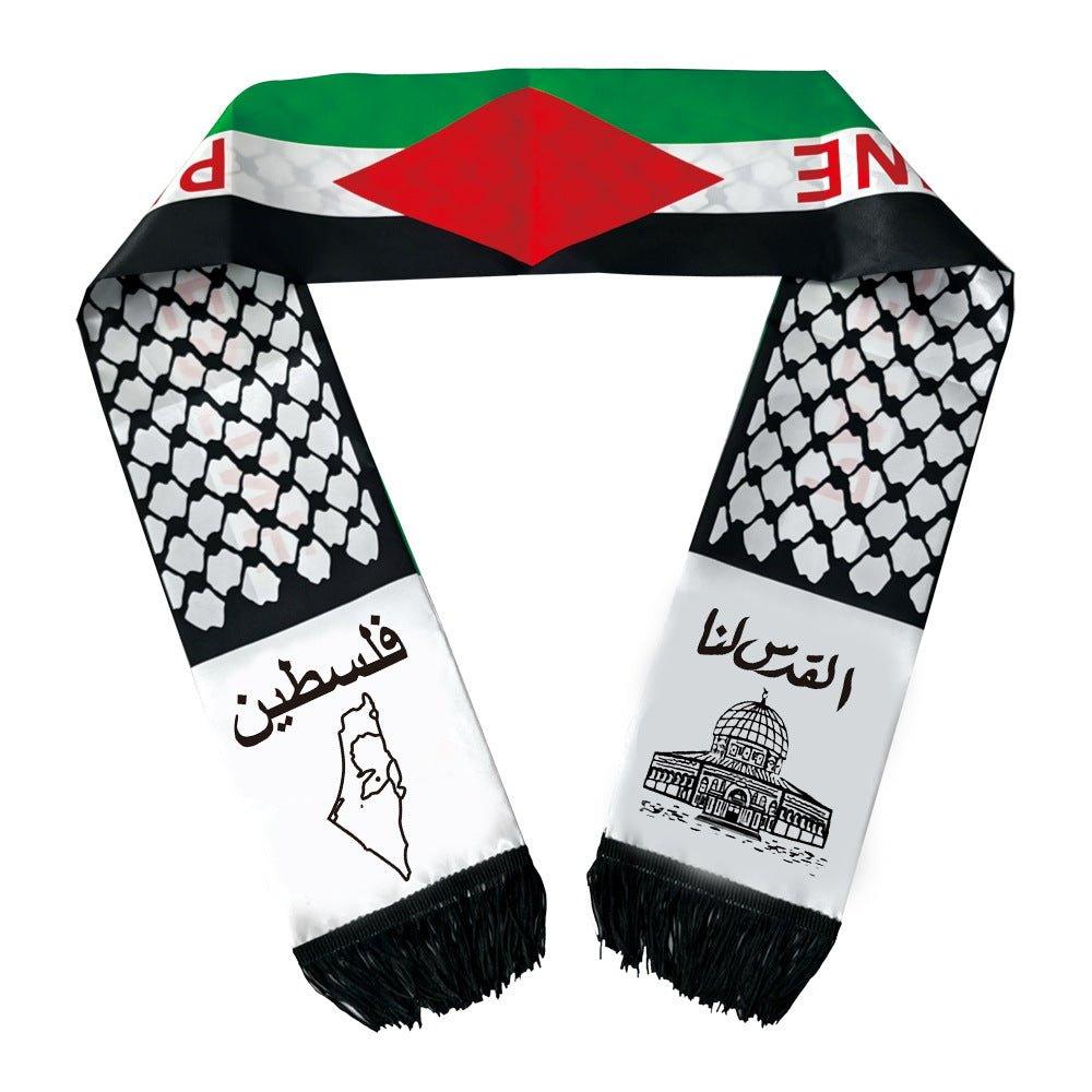 Écharpe keffieh drapeau Palestine (MAC079)