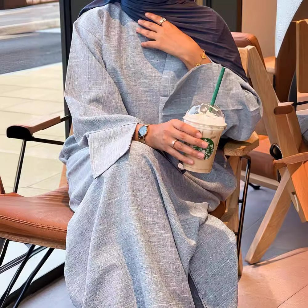 Abaya ample et élégante avec poches (MA104)