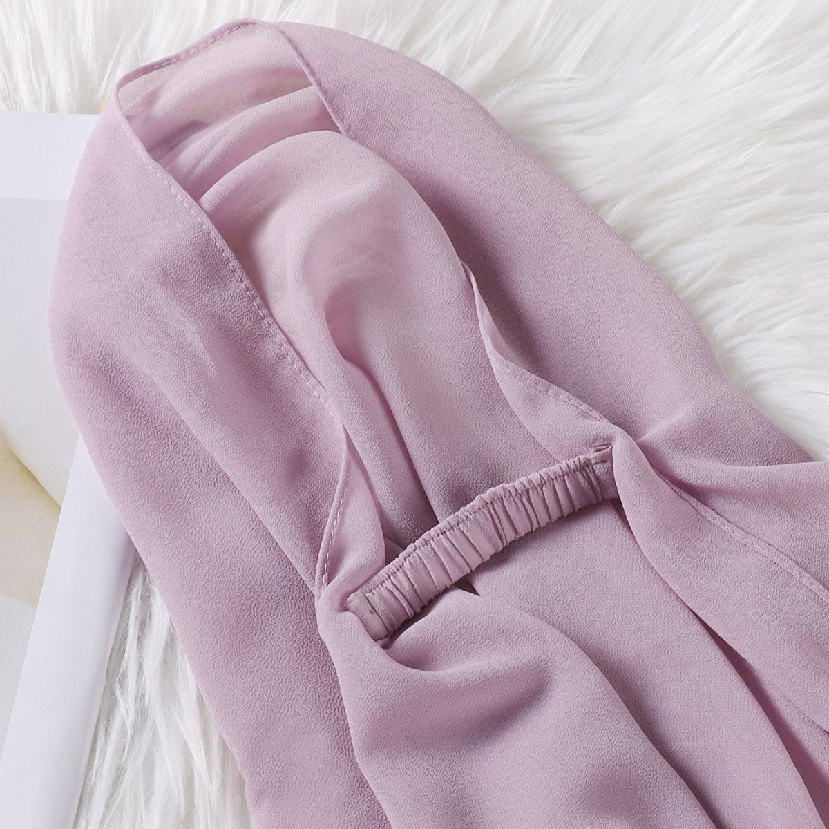 Hijab prêt-à-porter avec élastique ajustable (MH219)