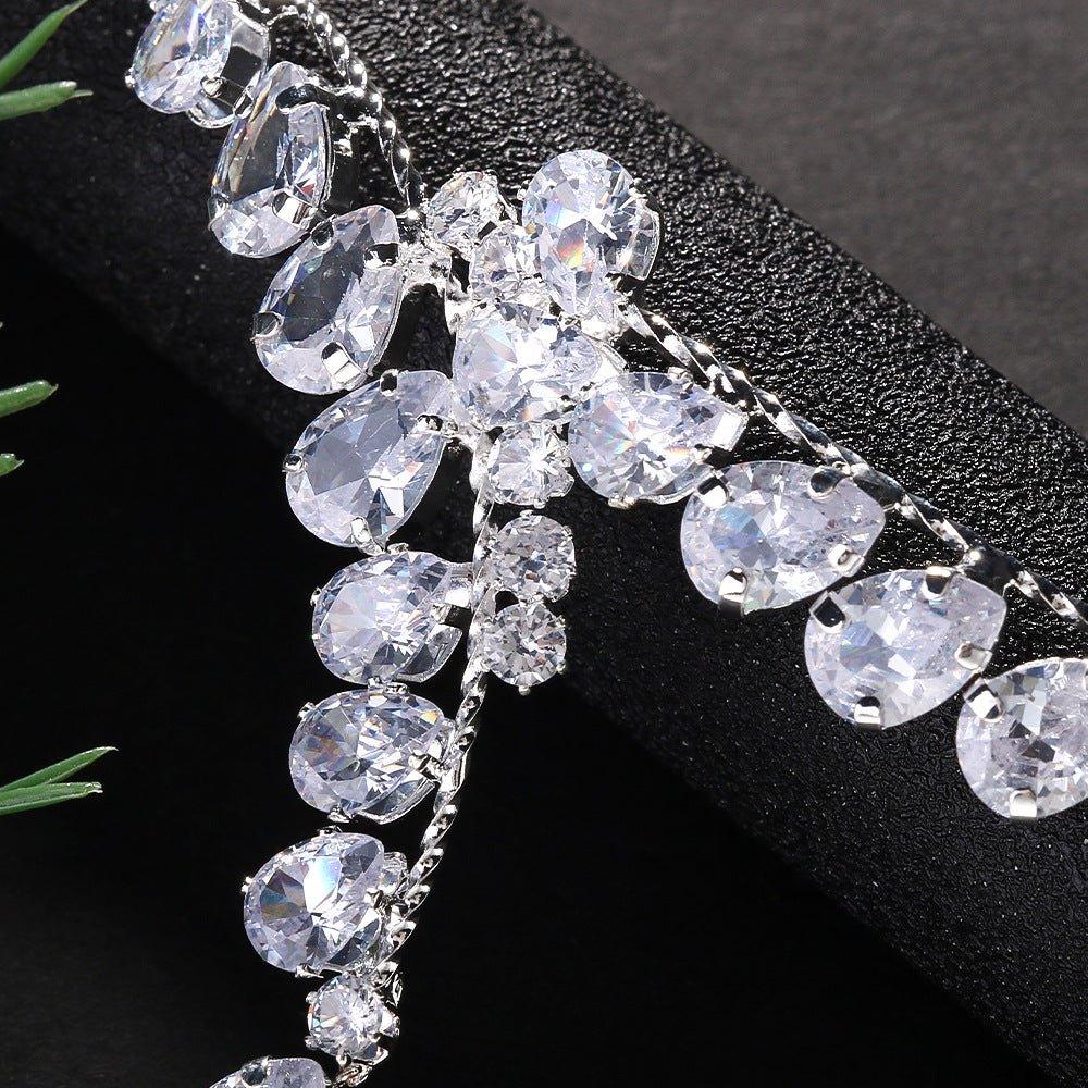 **MAC131 Bracelet Haut de Gamme Zircon Goutte d'Eau**