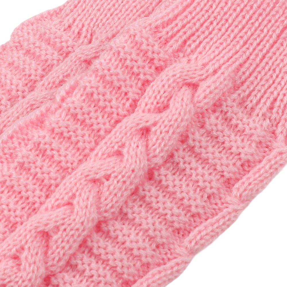 Manchettes chauffe-bras en tricot torsadé douillet (MAC310)
