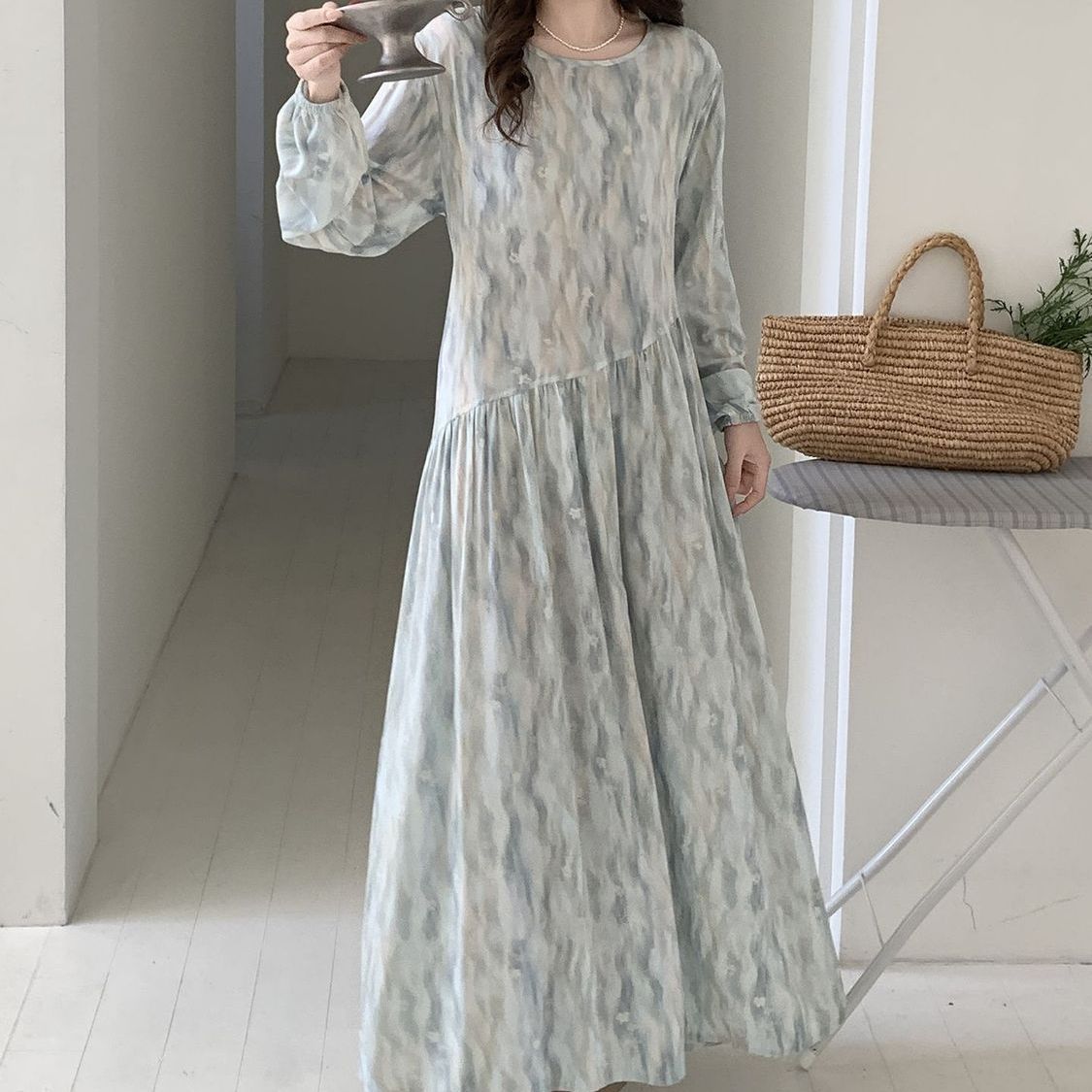 Robe Maxi Imprimé Floral (MS425)