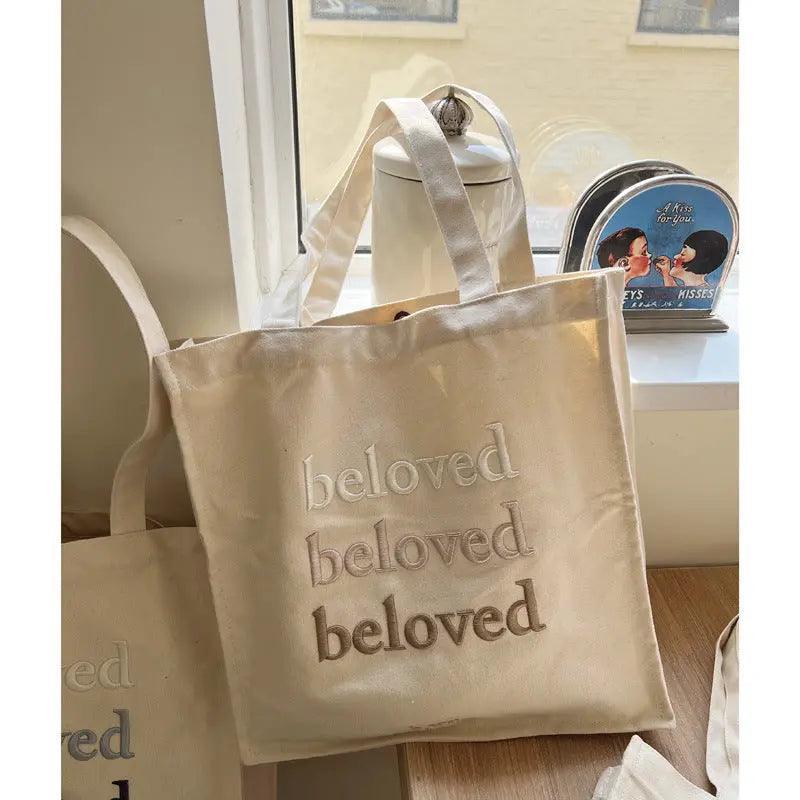 Sac Tote en Toile Brodé (MAC024)