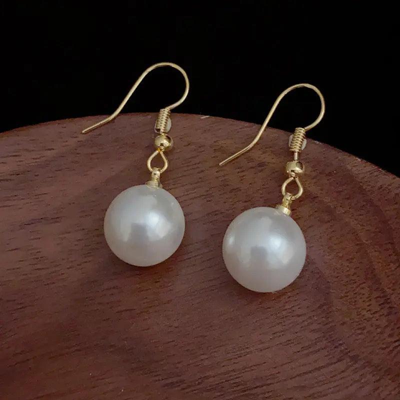 Boucles d'oreilles puces en perles de culture d'eau douce naturelles MAC055