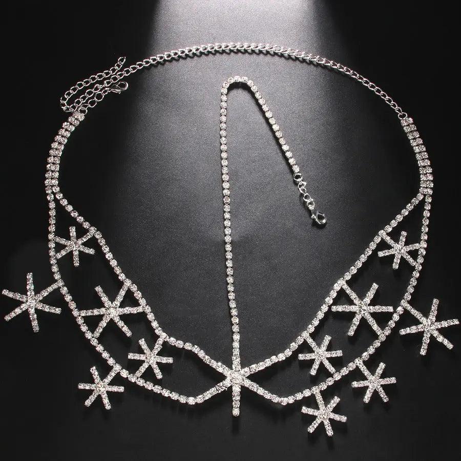 Serre-tête chaîne étoile strass MAC050