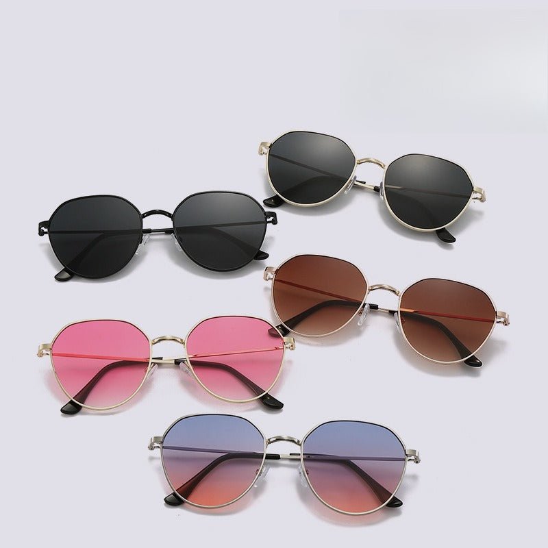 Lunettes de soleil rétro élégantes pour femme, classiques avec verres dégradés (MAC264)