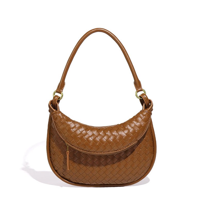 MAC177 Sac à bandoulière tissé rétro, chic et polyvalent, haut de gamme