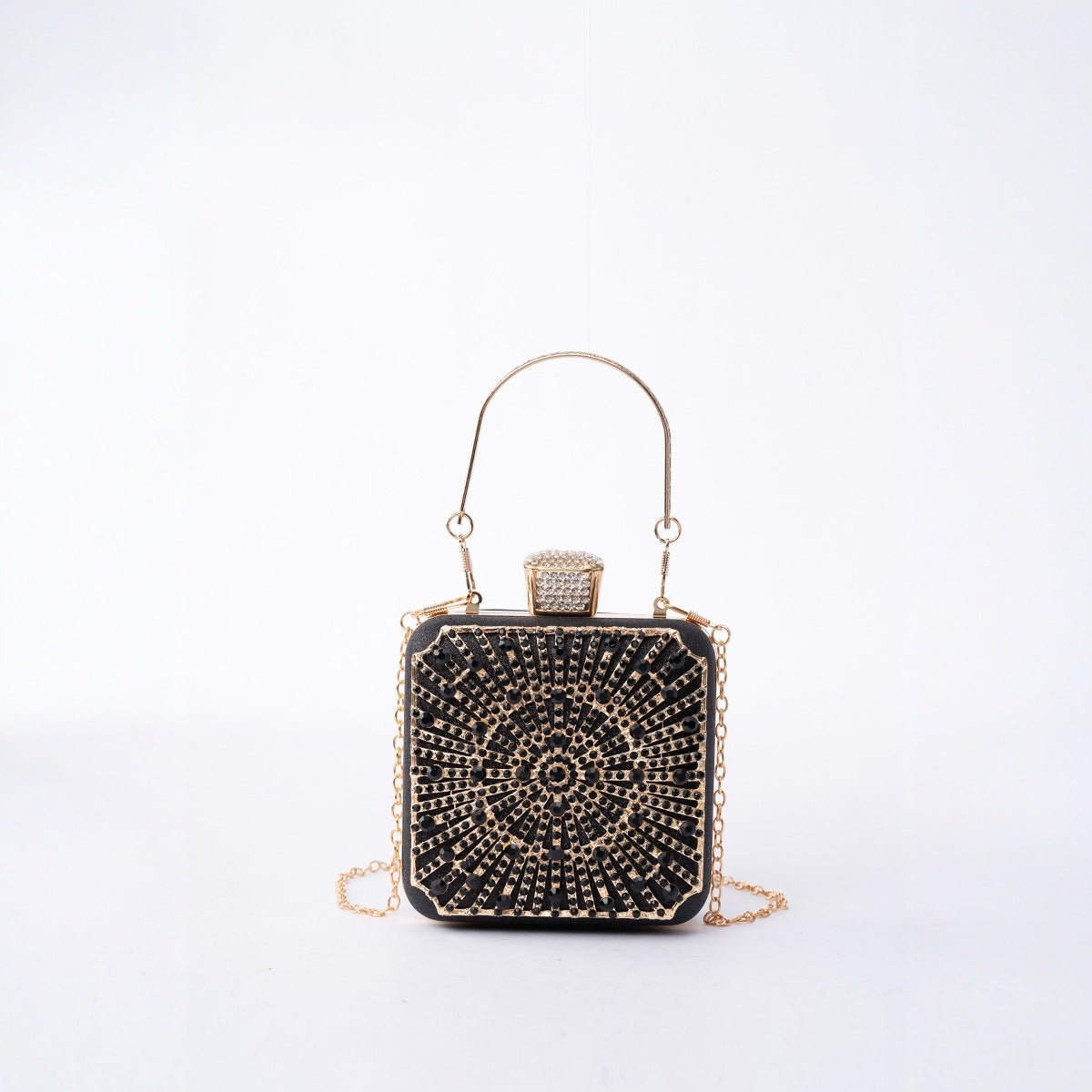 Sac Elegance Brilliant Diamond - Sac boîte de soirée fait main pour soirées et mariages (MAC269)