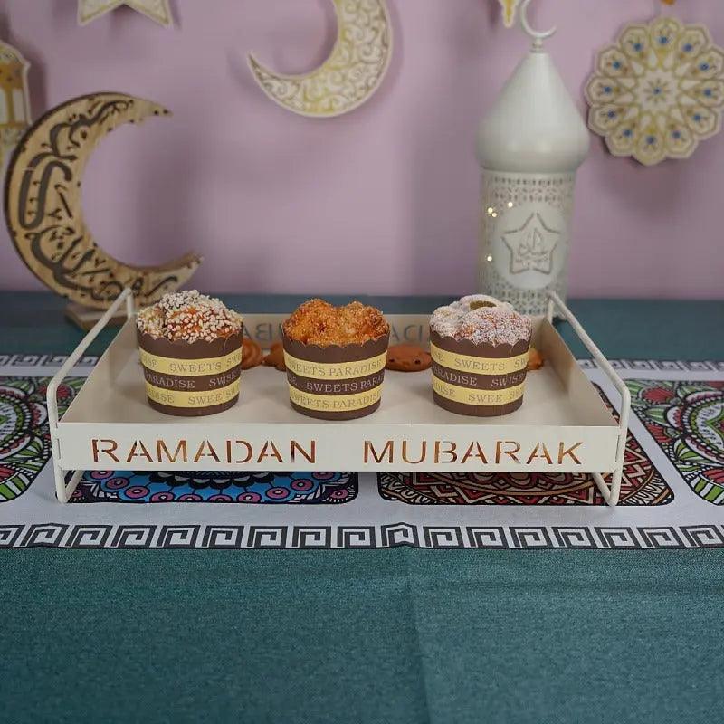 Plateau de fête Ramadan MR047 en fer