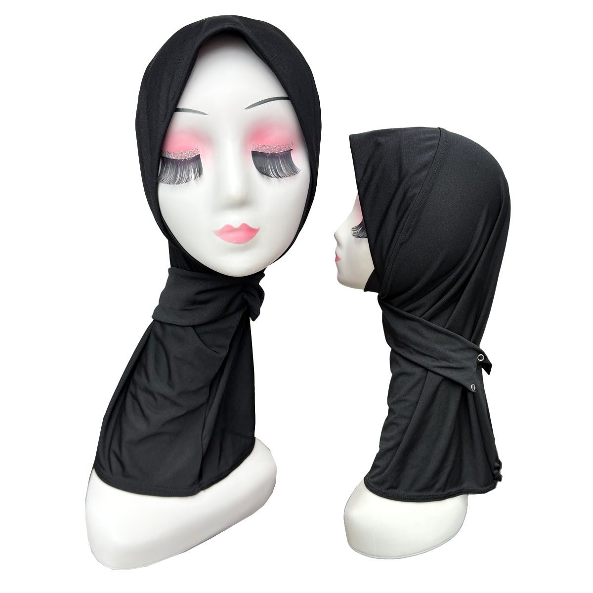 Bonnet Sous-Hijab Extensible avec Bouton-Pression (MH234)